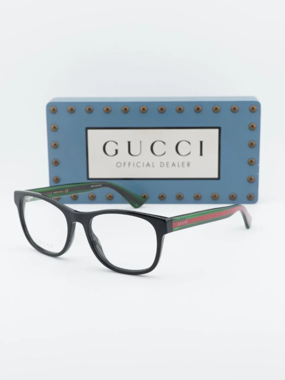 Gucci GG0004O 002 Square Eyeglasses - Black 53mm